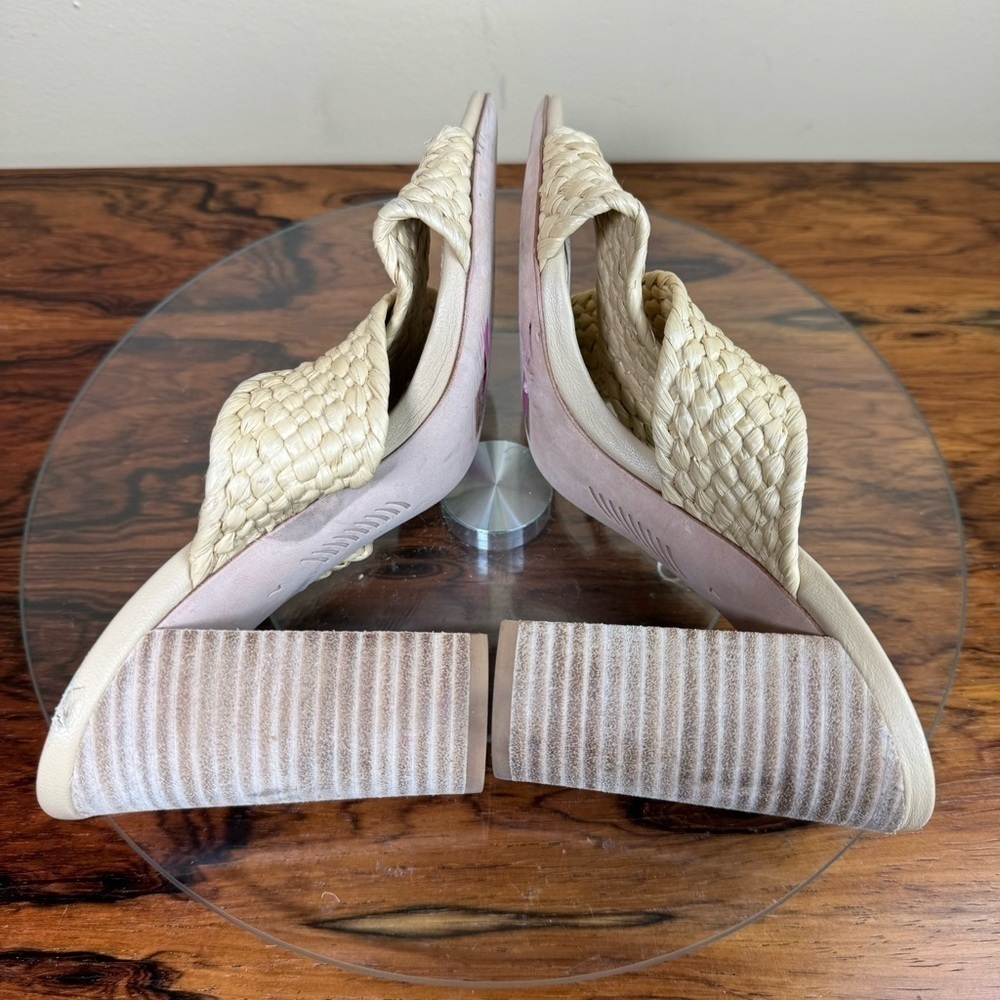 NEW Paige Nova Raffia Mules - Picture 9 of 16